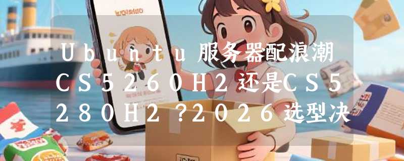 Ubuntu服务器配浪潮CS5260H2还是CS5280H2？2026选型决策指南