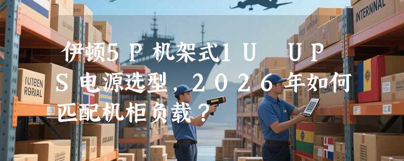 伊顿5P机架式1U UPS电源选型，2026年如何匹配机柜负载？