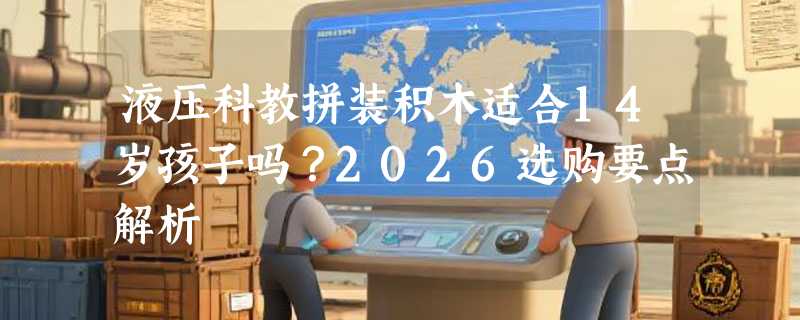 液压科教拼装积木适合14岁孩子吗？2026选购要点解析