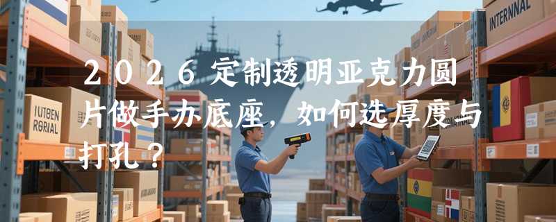 2026定制透明亚克力圆片做手办底座，如何选厚度与打孔？
