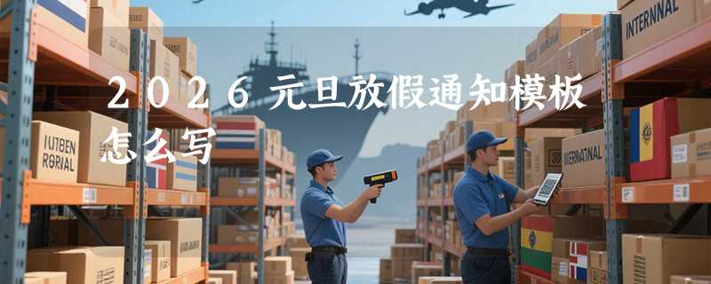 2026元旦放假通知模板怎么写