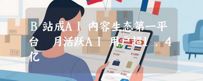 B站成AI内容生态第一平台 月活跃AI用户超1.4亿