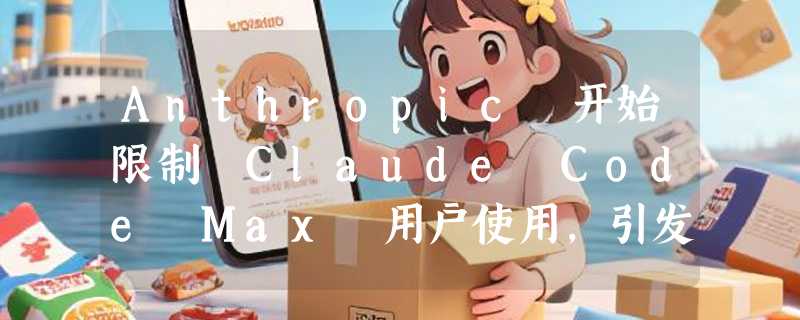 Anthropic 开始限制 Claude Code Max 用户使用，引发开发者热议