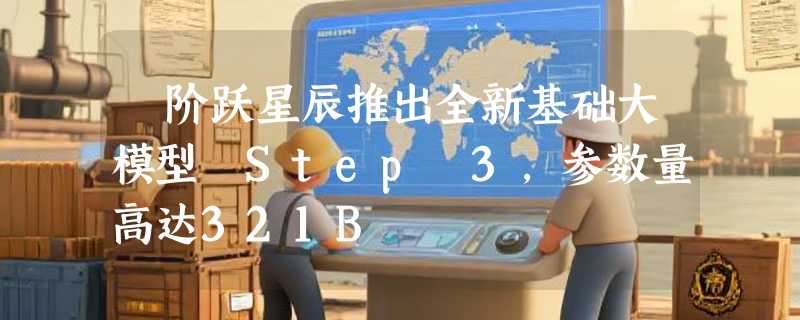 ​阶跃星辰推出全新基础大模型 Step 3，参数量高达321B