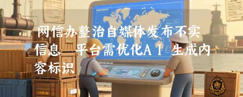 网信办整治自媒体发布不实信息 平台需优化AI生成内容标识