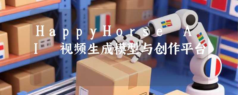 HappyHorse AI 视频生成模型与创作平台