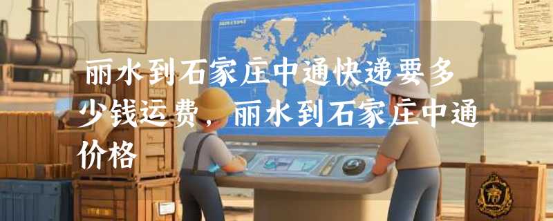 丽水到石家庄中通快递要多少钱运费，丽水到石家庄中通价格