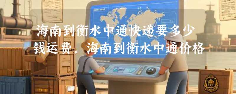 海南到衡水中通快递要多少钱运费，海南到衡水中通价格