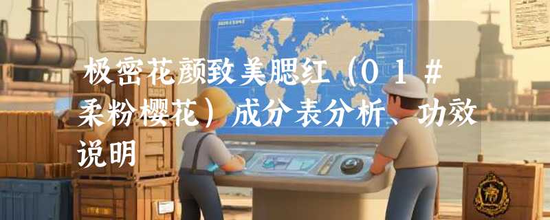 极密花颜致美腮红（01#柔粉樱花）成分表分析、功效说明