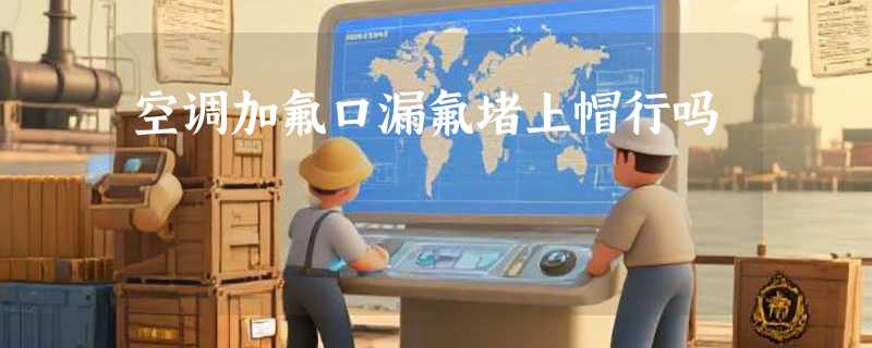 空调加氟口漏氟堵上帽行吗