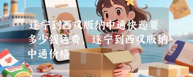 遂宁到西双版纳中通快递要多少钱运费，遂宁到西双版纳中通价格