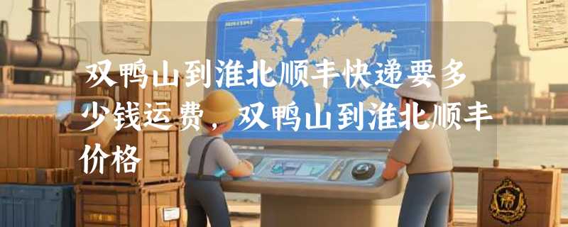 双鸭山到淮北顺丰快递要多少钱运费，双鸭山到淮北顺丰价格
