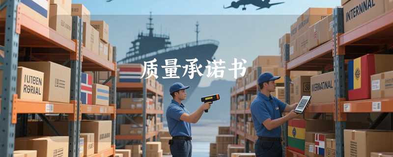 质量承诺书