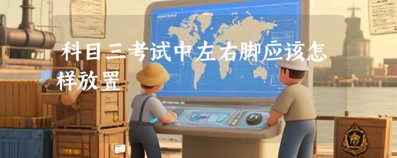 科目三考试中左右脚应该怎样放置