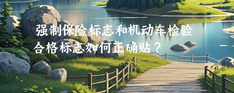 强制保险标志和机动车检验合格标志如何正确贴？
