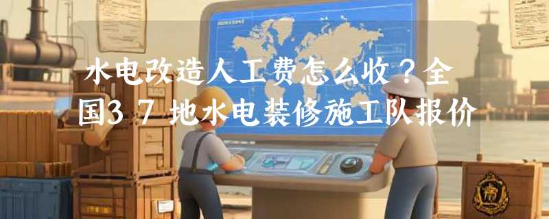 水电改造人工费怎么收？全国37地水电装修施工队报价