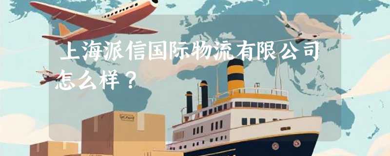 上海派信国际物流有限公司怎么样？