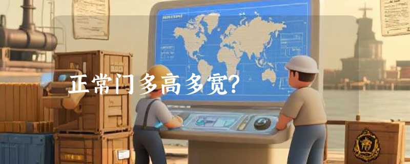 正常门多高多宽?
