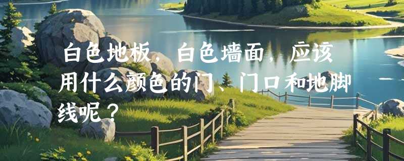 白色地板，白色墙面，应该用什么颜色的门、门口和地脚线呢？