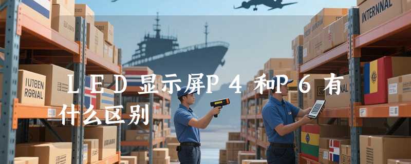 LED显示屏P4和P6有什么区别