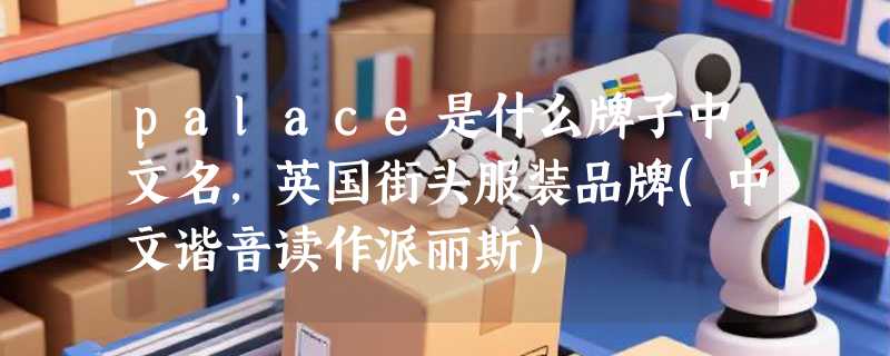 palace是什么牌子中文名，英国街头服装品牌(中文谐音读作派丽斯)