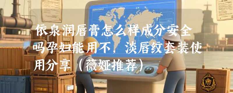 依泉润唇膏怎么样成分安全吗孕妇能用不，淡唇纹套装使用分享（薇娅推荐）
