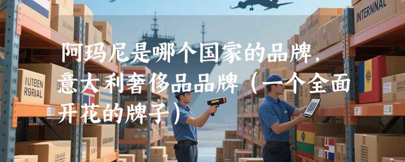 阿玛尼是哪个国家的品牌，意大利奢侈品品牌（一个全面开花的牌子）