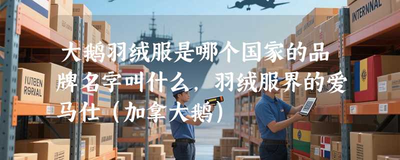 大鹅羽绒服是哪个国家的品牌名字叫什么，羽绒服界的爱马仕（加拿大鹅）