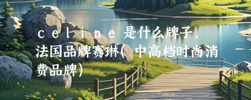 celine是什么牌子，法国品牌赛琳(中高档时尚消费品牌)