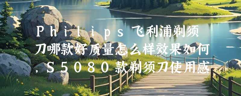 Philips飞利浦剃须刀哪款好质量怎么样效果如何，S5080款剃须刀使用感受
