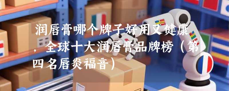 润唇膏哪个牌子好用又健康，全球十大润唇膏品牌榜（第四名唇炎福音）
