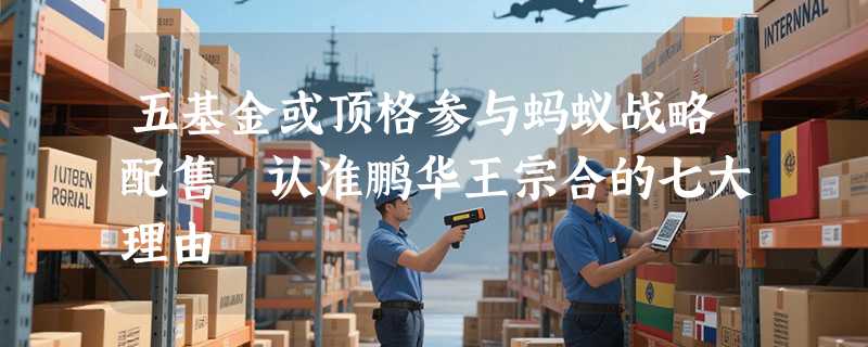 五基金或顶格参与蚂蚁战略配售 认准鹏华王宗合的七大理由