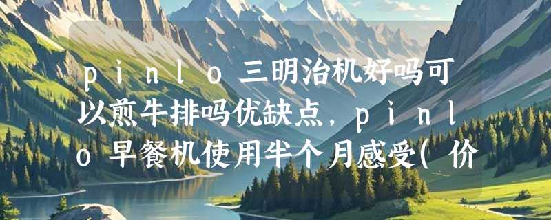 pinlo三明治机好吗可以煎牛排吗优缺点，pinlo早餐机使用半个月感受(价格119元)