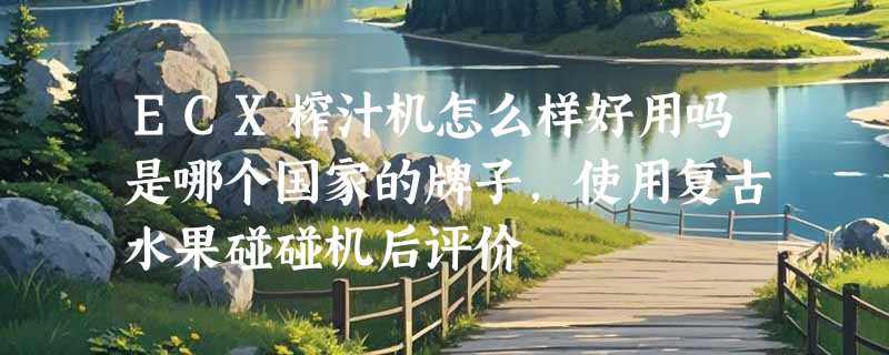 ECX榨汁机怎么样好用吗是哪个国家的牌子，使用复古水果碰碰机后评价