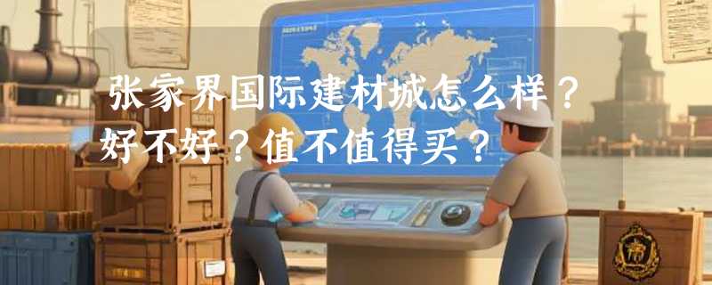 张家界国际建材城怎么样？好不好？值不值得买？