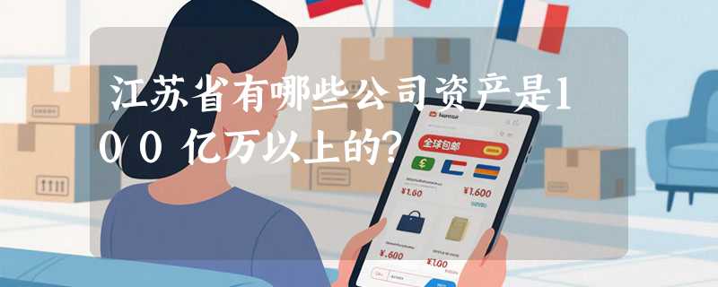 江苏省有哪些公司资产是100亿万以上的?