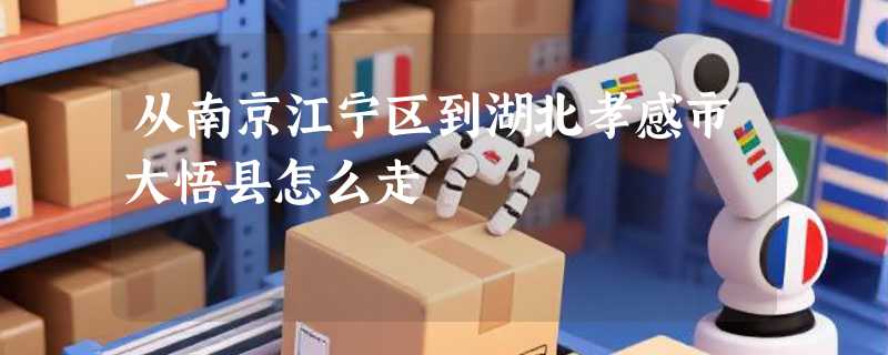 从南京江宁区到湖北孝感市大悟县怎么走