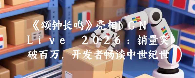 《颂钟长鸣》亮相IGN Live 2026：销量突破百万，开发者畅谈中世纪世界模拟的野心
