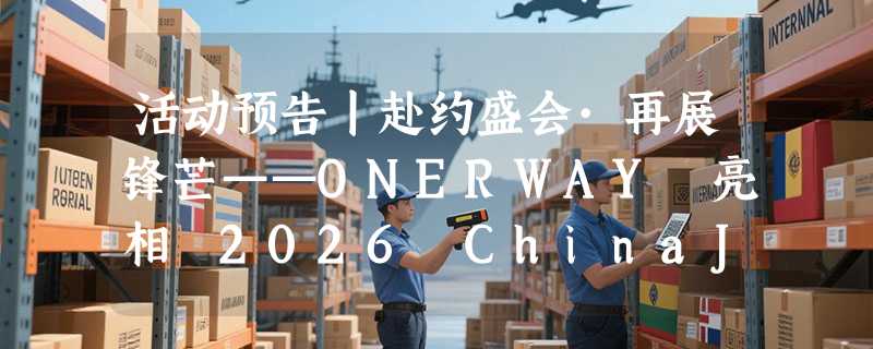 活动预告丨赴约盛会·再展锋芒——ONERWAY 亮相 2026 ChinaJoy BTOB 商务洽谈馆