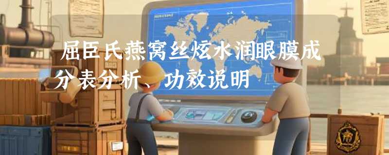 屈臣氏燕窝丝炫水润眼膜成分表分析、功效说明