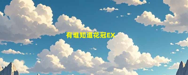 有谁知道花冠EX