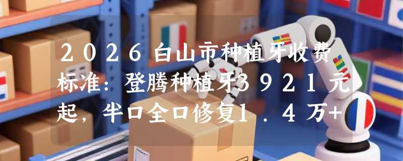 2026白山市种植牙收费标准：登腾种植牙3921元起，半口全口修复1.4万+