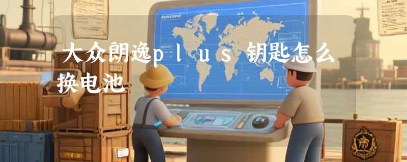 大众朗逸plus钥匙怎么换电池