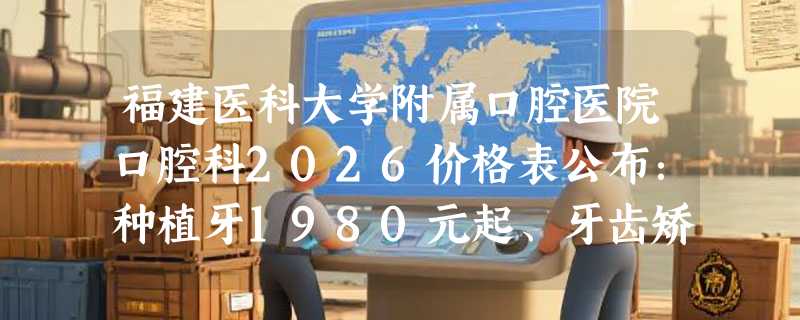 福建医科大学附属口腔医院口腔科2026价格表公布：种植牙1980元起、牙齿矫正7000元起