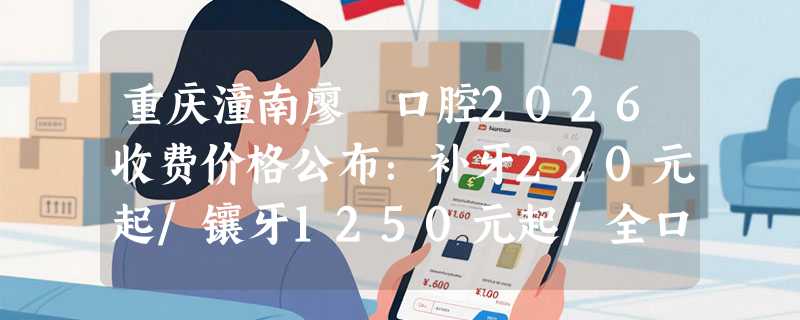 重庆潼南廖堃口腔2026收费价格公布：补牙220元起/镶牙1250元起/全口种植29800元起！