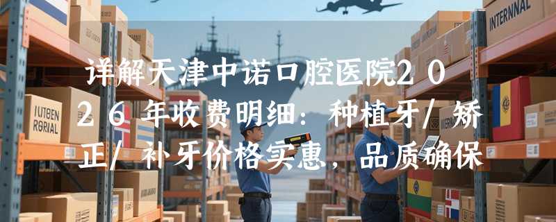 详解天津中诺口腔医院2026年收费明细：种植牙/矫正/补牙价格实惠，品质确保！
