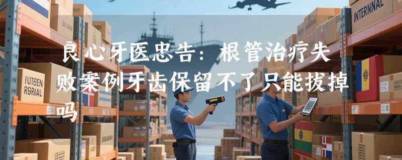 良心牙医忠告：根管治疗失败案例牙齿保留不了只能拔掉吗