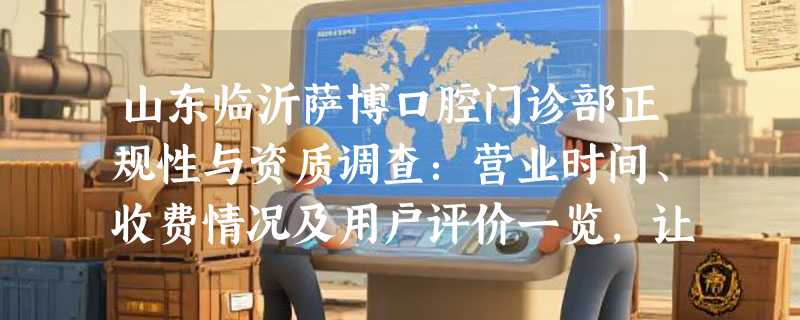 山东临沂萨博口腔门诊部正规性与资质调查：营业时间、收费情况及用户评价一览，让您安心就医！