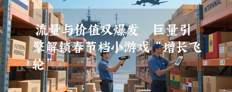 流量与价值双爆发 巨量引擎解锁春节档小游戏“增长飞轮”