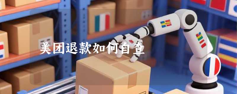 美团退款如何自查